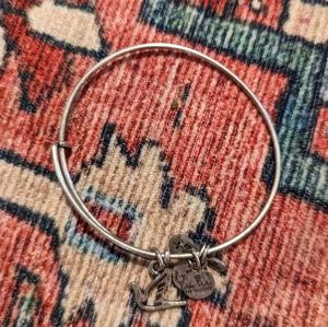 Alex and Ani bracelet, bird charm.